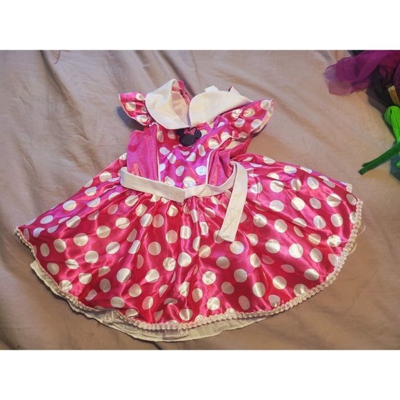 Disney Costumes Disney Store Minnie Mouse Pink Costume Dress Up